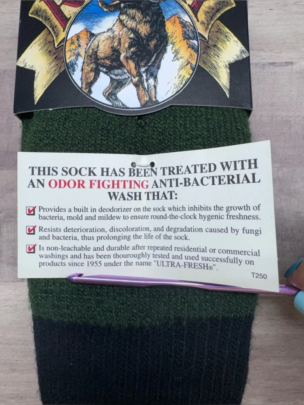 Vintage Men's Rocky WildCat Duraspun Socks Size Large